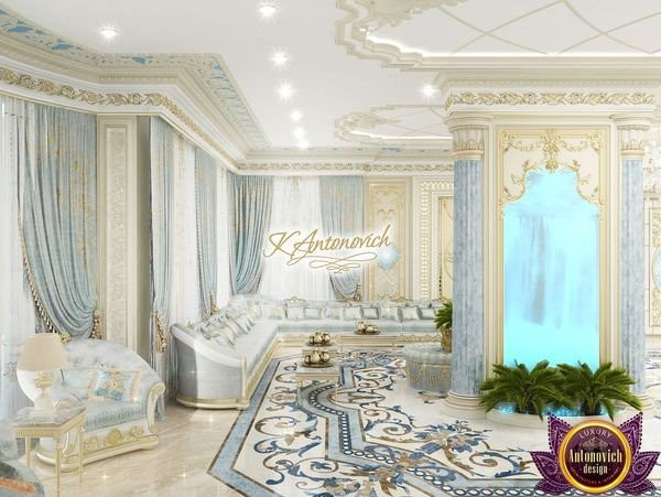 Elegant living room design in Medina home