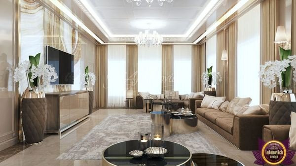 Elegant Nairobi living room with modern furniture