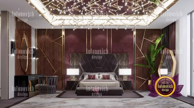Luxurious bedroom design by Dubai's top interior design firm