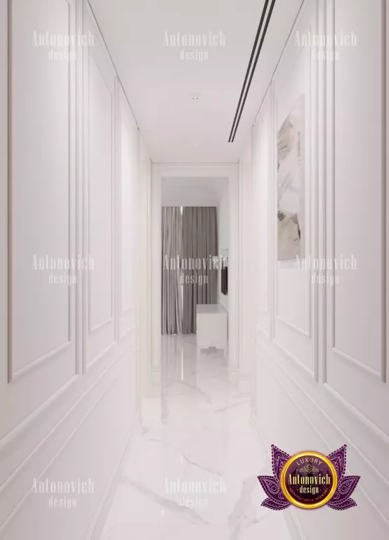 Elegant Dubai bedroom with plush bedding and opulent decor