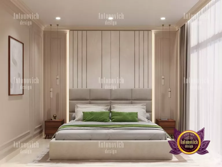 Elegant and minimalist Zen bedroom design in a Dubai penthouse