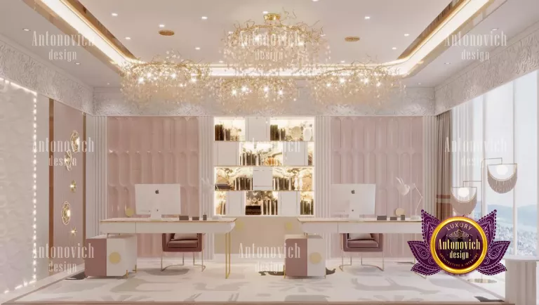 Exquisite dining area showcasing opulent interior design in Dubai
