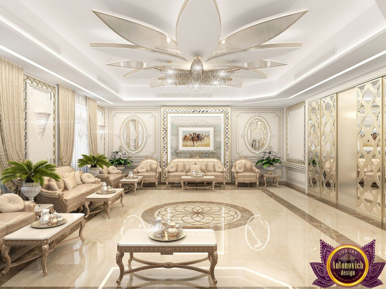 Elegant majlis interior design in Dubai