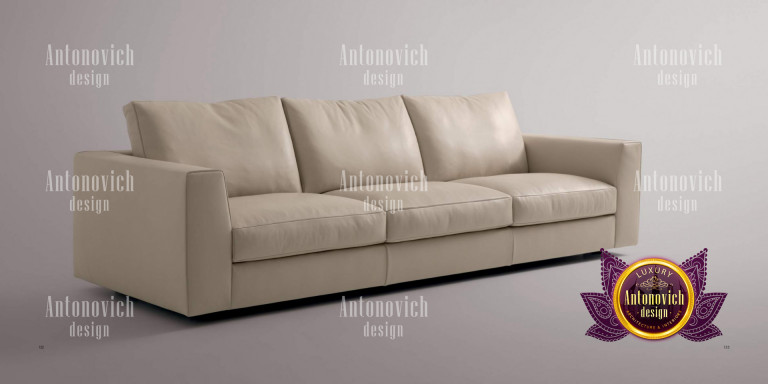 Elegant living room setup with luxurious Abu Dhabi furniture