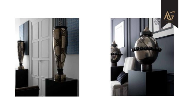 Designer vase from the new luxury home accessories range