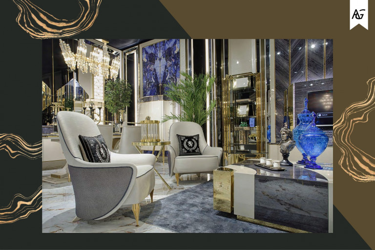 Stylish dining room showcasing Dubai's finest luxury furniture