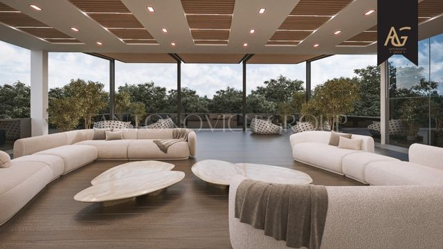 Luxurious outdoor living area crafted by Dubai's top landscape professionals