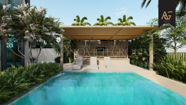 Professional landscape design in a luxurious Dubai villa