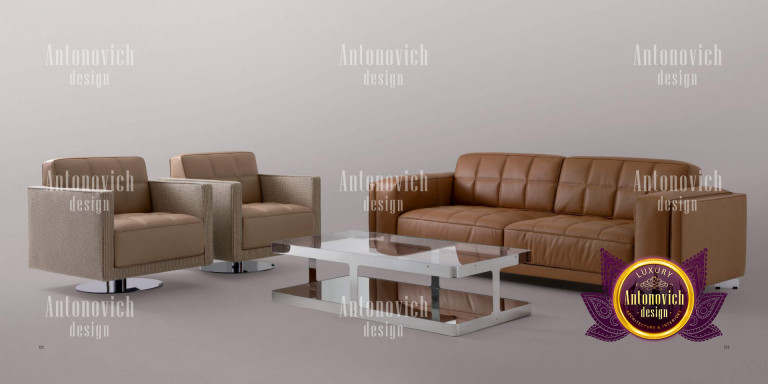 Elegant modern living room furniture in Abu Dhabi