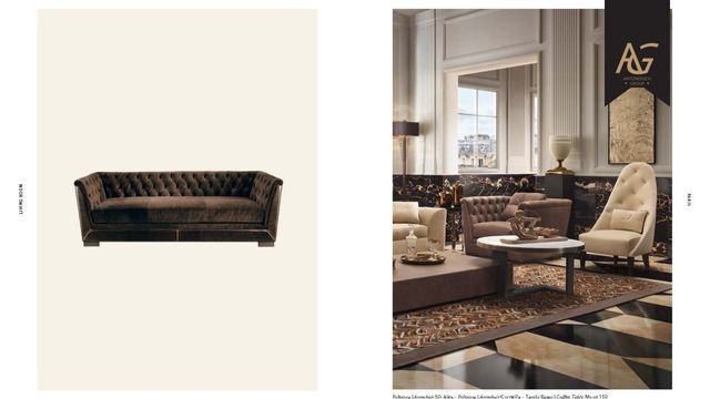 Exquisite living room decor with luxury furniture in Dubai