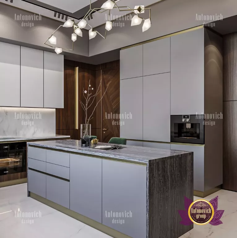 Modern kitchen with optimal interior layout