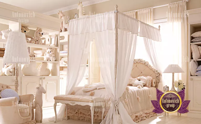 Elegant and playful luxury kid's bedroom design