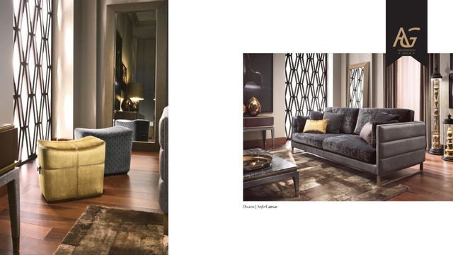 Elegant Dubai living room with luxury furniture