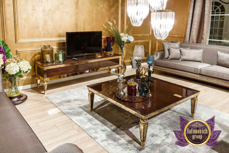 Elegant bedroom showcasing Dubai's luxury interior design