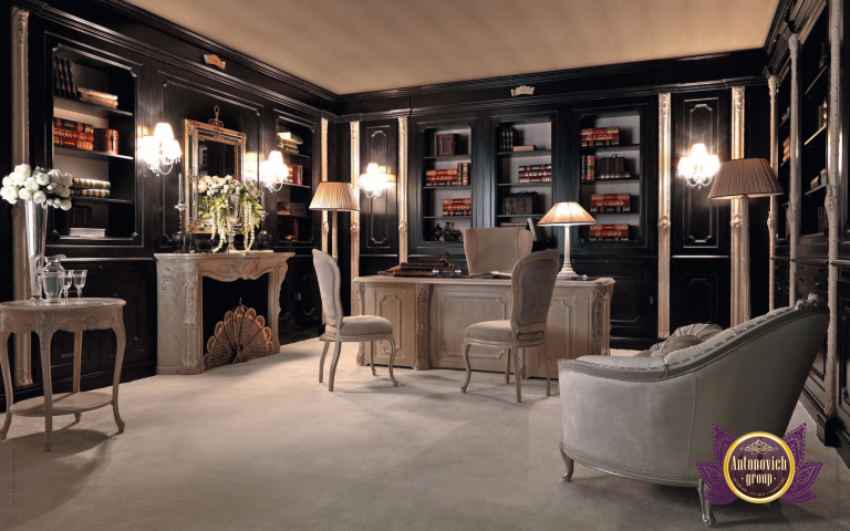 Elegant living room setup with luxurious furniture in Abu Dhabi