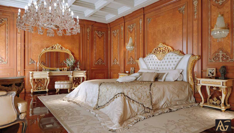 Elegant living room with classic interior design elements
