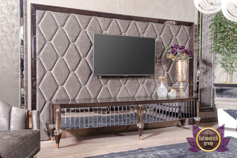 Luxury Dubai villa interior highlighting bespoke furniture