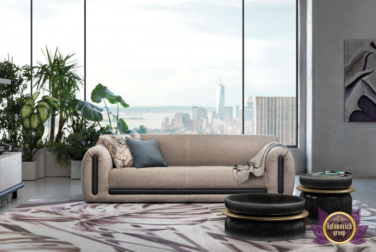 Opulent outdoor furniture for a lavish Dubai villa