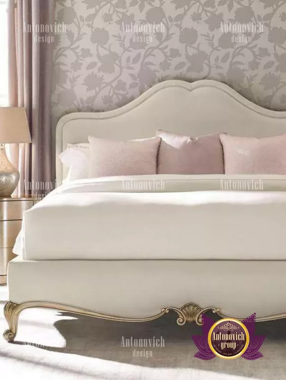 Trendy teen bedroom with unique lighting and cozy atmosphere