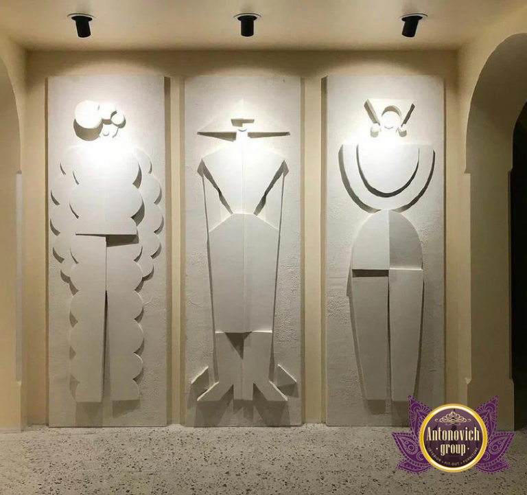Elegant wall art enhancing a Dubai home interior