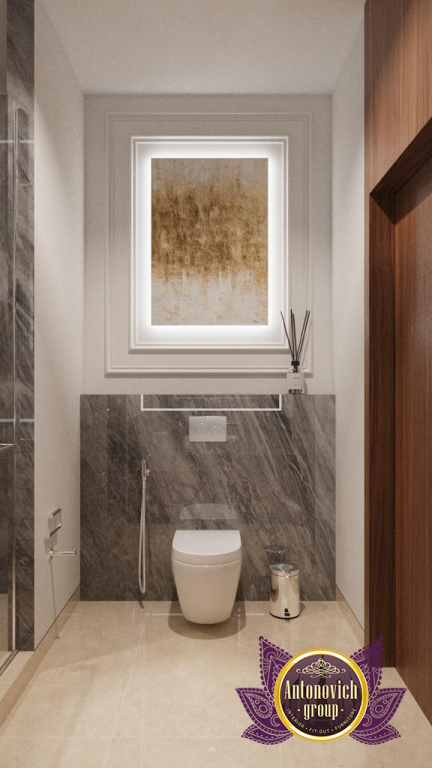 Spa-inspired bathroom featuring natural materials and soothing lighting