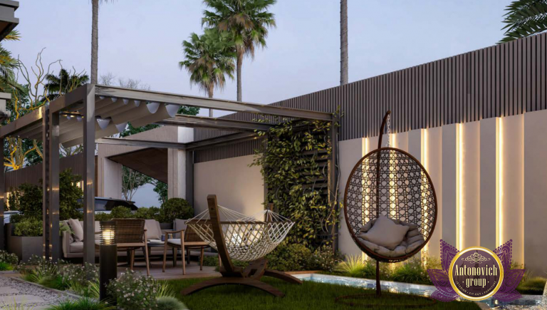 Modern house verandas in Dubai