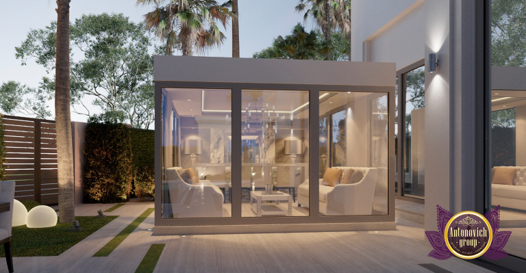 luxury villa outdoor spaces