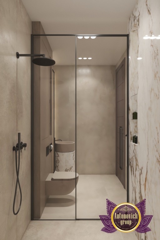 Sleek modern bathroom with minimalist design elements