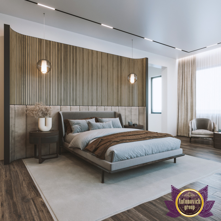 luxury brown bedroom interiors