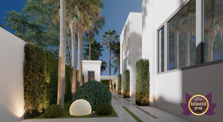 luxury villa outdoor spaces