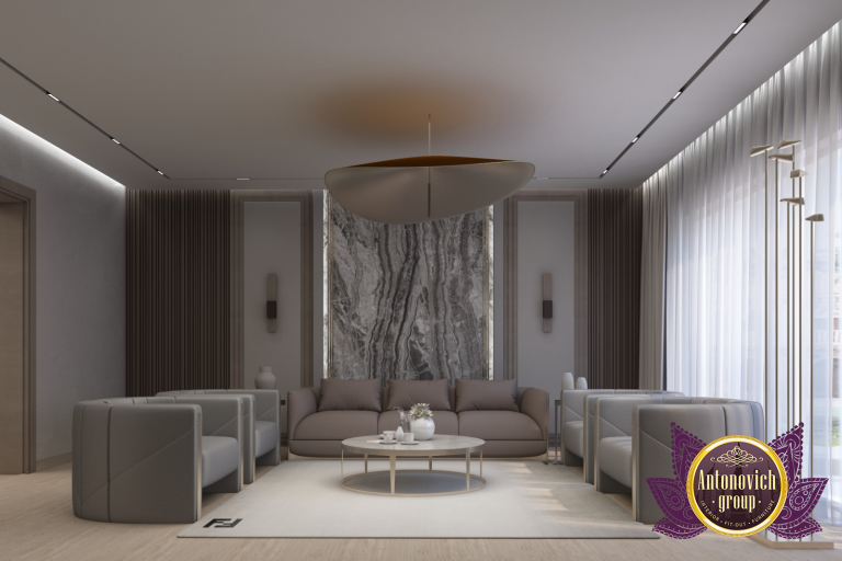 luxury gray living room