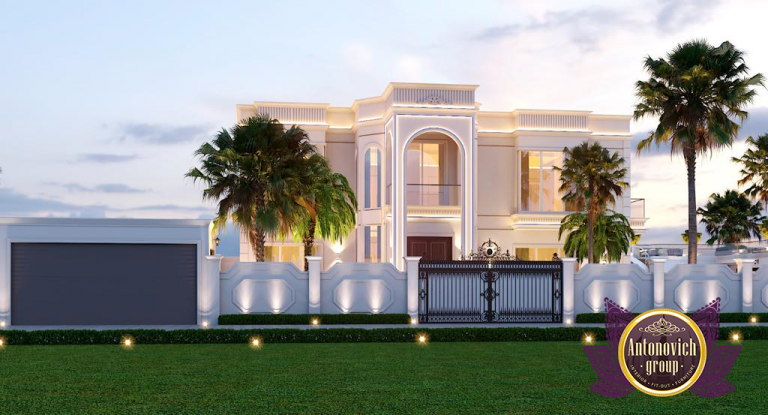 luxury mansion construction in Dubai