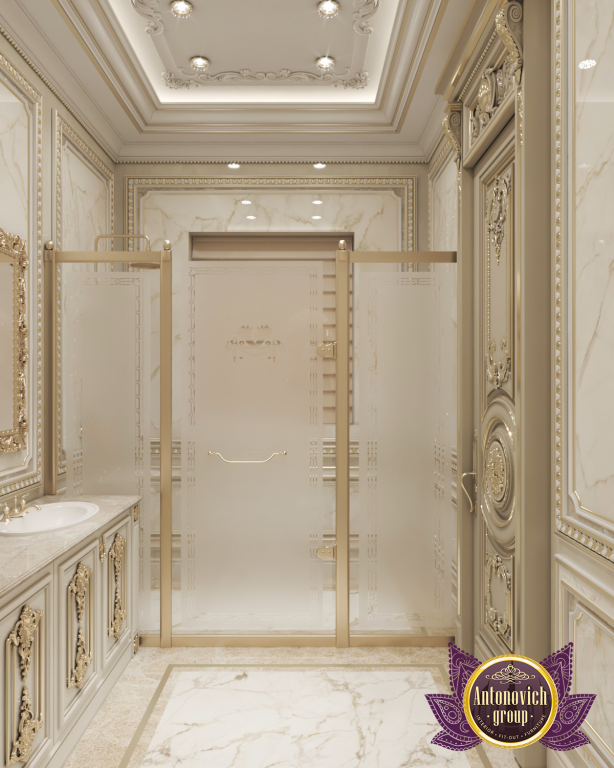 classic luxury bathroom Dubai