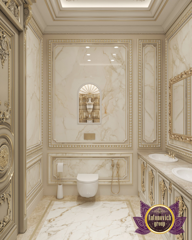 classic luxury bathroom Dubai