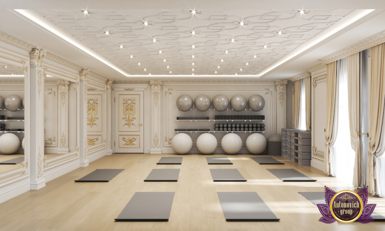 classic yoga room interior