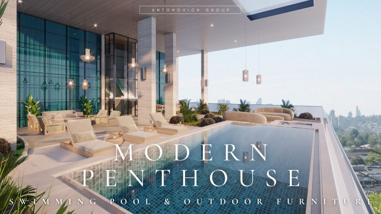 The Modern Penthouse Outdoor Design