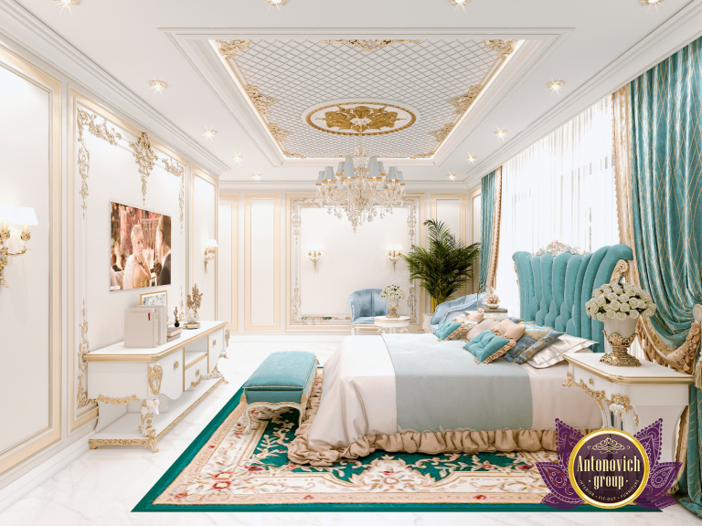 luxury classic bedroom setting