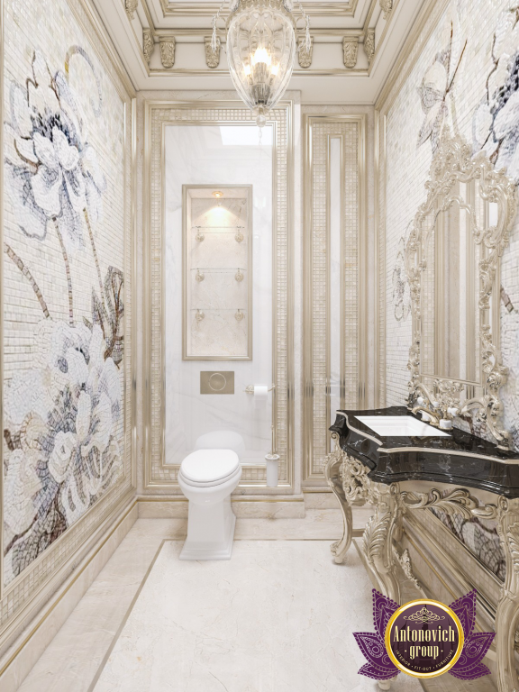 luxury bathroom interior