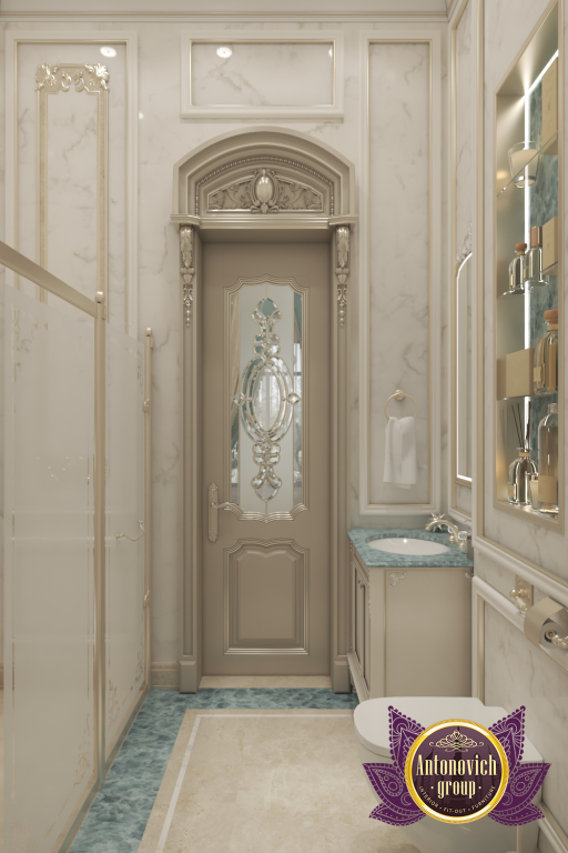 classic style luxury bathroom interior