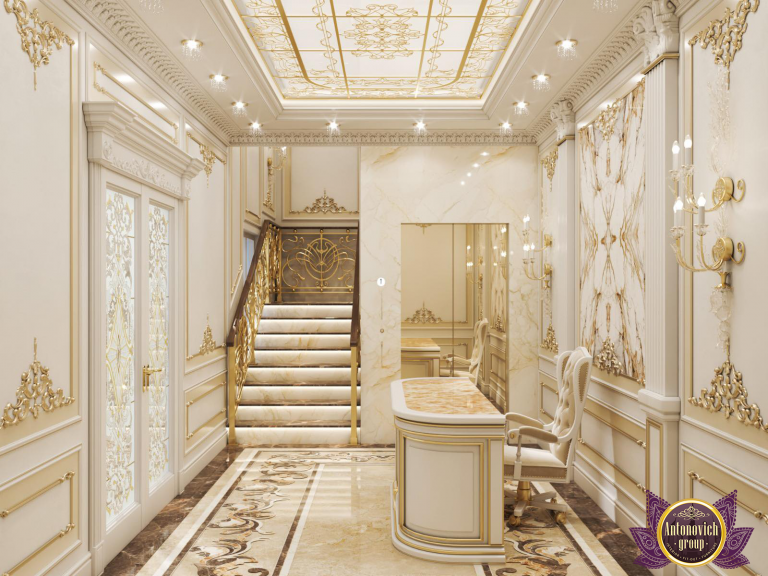 luxury hotel reception interior design