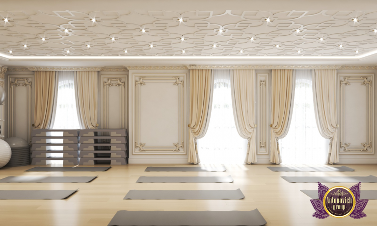 classic yoga room interior
