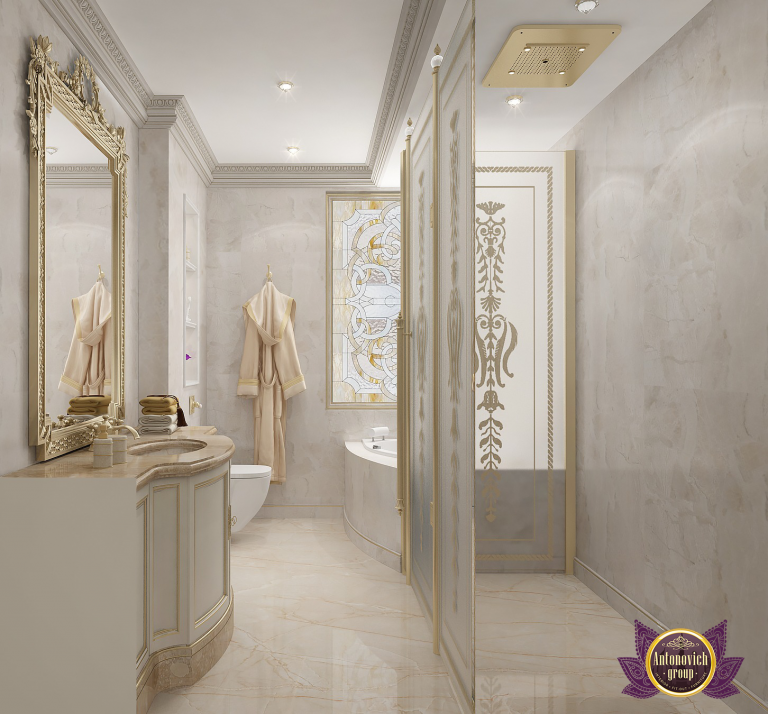 luxury classic bathroom interior design