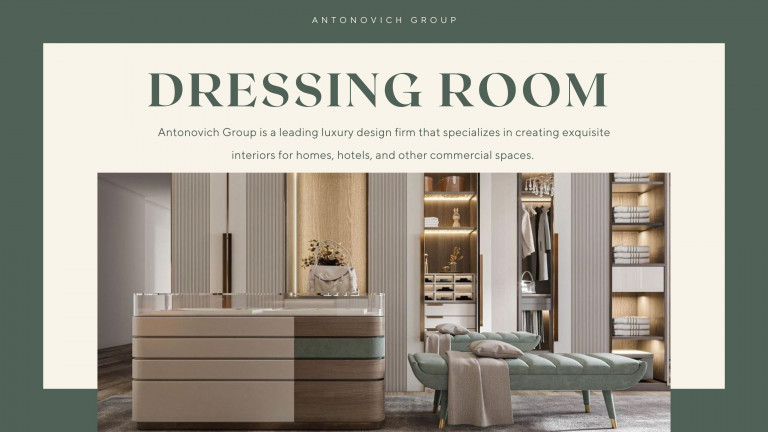 Dressing Room Interior Design Specialist in Dubai