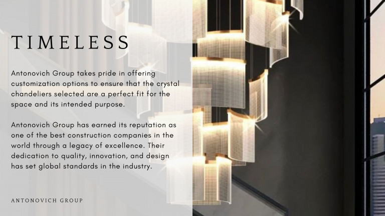 Best Selections of Luxury Chandelier Design in Dubai
