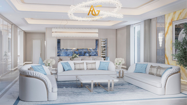 Elegance Redefined in Luxury Living Room Interiors
