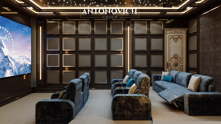 Creating the Perfect Home Cinema: Antonovich Group's Luxury Entertainment Spaces