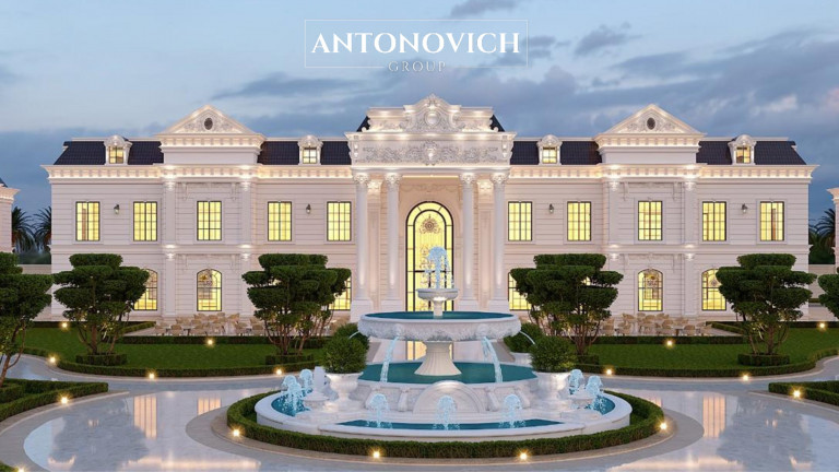 Royal Palace Exterior Architecture by Antonovich Group: Crafting Majestic Luxury in Dubai