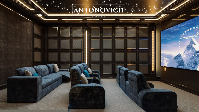 Creating the Perfect Home Cinema: Antonovich Group's Luxury Entertainment Spaces