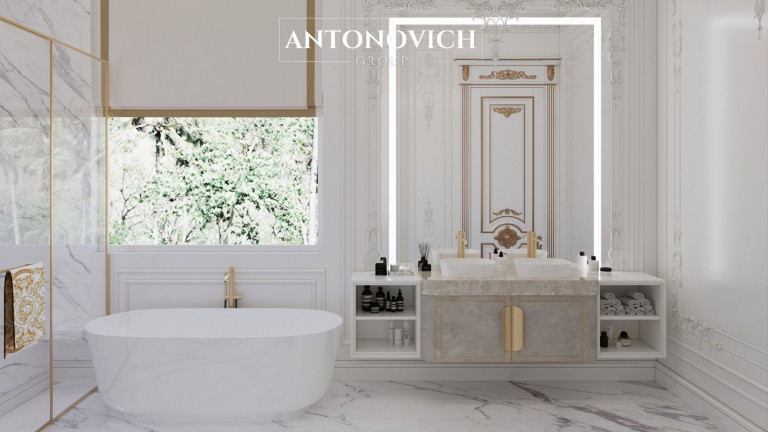 Master Bedroom Interior Design and Fit-Out by Antonovich Group: Elegance Meets Precision