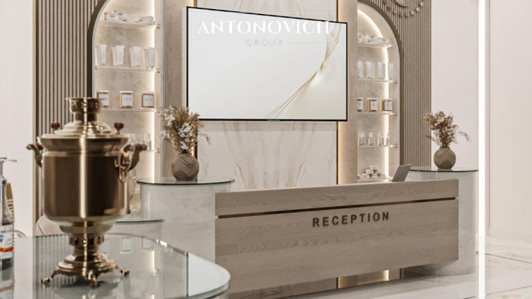 Modern Interior Design for Aesthetic Clinic by Antonovich Group: Crafting a Space of Elegance and Comfort